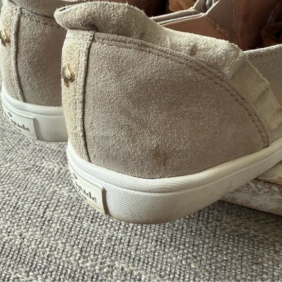 Kate Spade Tan Suede Slip-On Sneakers Shoes Women’s 8.5 - Picture 6 of 9